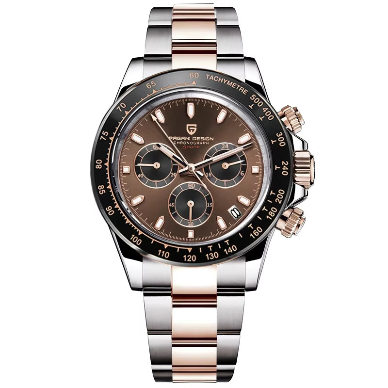 2025 New Men'S Watches Quartz Business Watch Mens Watches Top Brand Luxury Watch Men Chronograph VK63 Reloj Hombre
